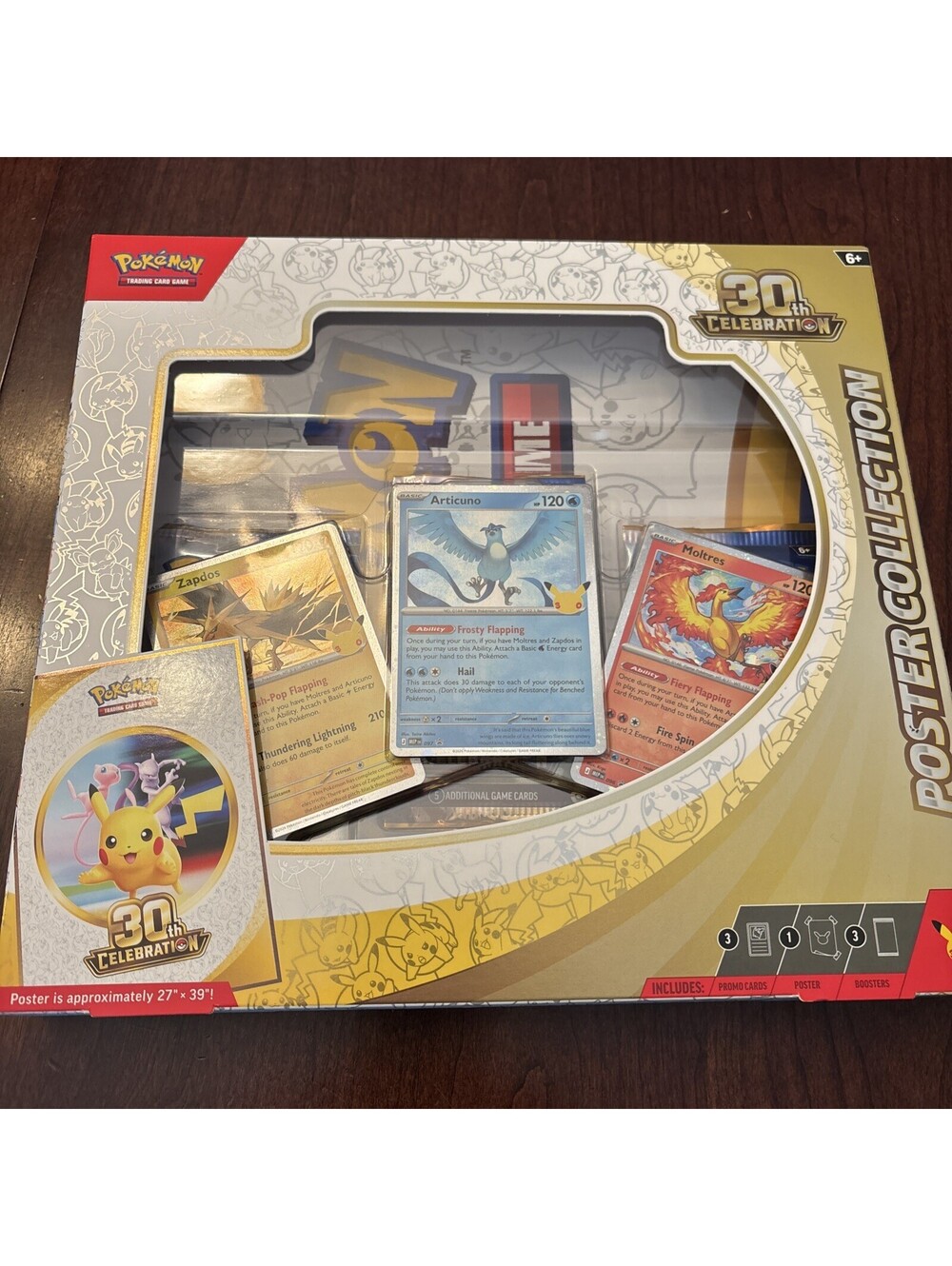 Pokémon TCG: 30th Anniversary Celebration Poster Collection Box New Celebration